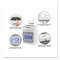 Upunch HN2500 Electronic Calculating Time Clock Bundle, LCD Display, Beige/Gray HN2500 - alternate 10